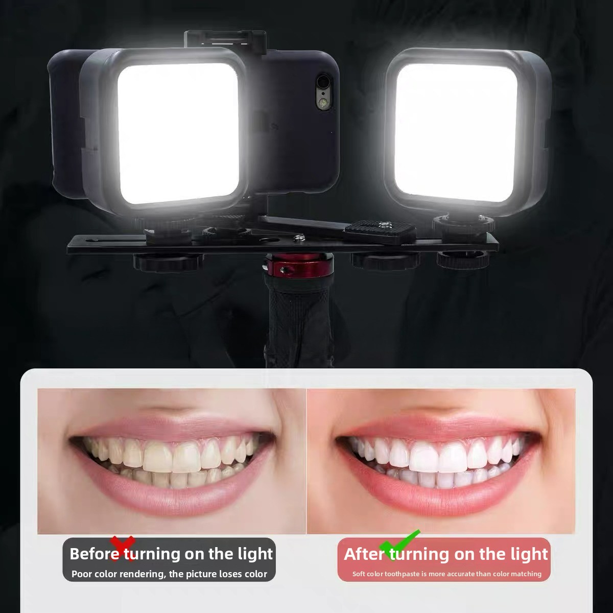 Lampa do fotografii dentystycz – Photography Mobile Lighting recenzja i cena